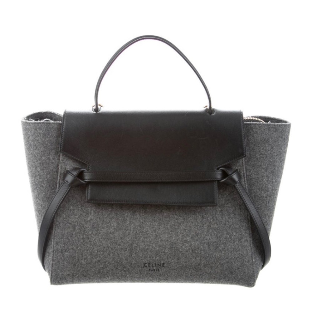 Authentic Celine felt bag
